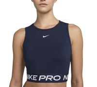 Débardeur court femme Nike Pro Dri-FIT Bleu 2XS Female