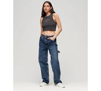 Débardeur court gaufré femme Superdry Athletic Essentials Gris XL