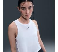 Débardeur court Nike One Classic Dri-FIT pour femme Blanc/Noir XL (FR 50-52)