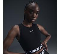 Débardeur court Nike Pro Dri-FIT pour femme Noir/Blanc XXS