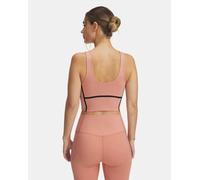 Débardeur Court Passepoilé Under Armour Meridian Pour Femme Canyon Rose / Noir / Canyon Rose M