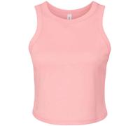 Débardeur Court Sans Manches Racer Back Bella Canvas Micro Rib T-Shirt Femme