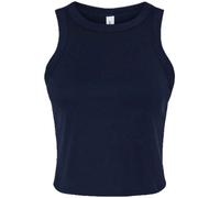 Débardeur Court Sans Manches Racer Back Bella Canvas Micro Rib T-Shirt Femme