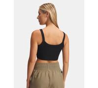 Débardeur Court Under Armour Rival Rib Pour Femme Noir / Blanc S