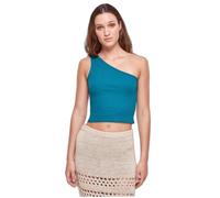 Débardeur crop asymétrique femme Urban Classics - vert - S XL