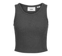 Débardeur crop côtelé femme Jack & Jones Fallon STR Gris XS
