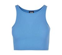 Débardeur crop côtelé femme Urban Classics Bleu XS