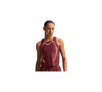 Debardeur crop nike aeroswift rouge femme