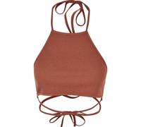 Débardeur crop trapèze côtelé femme Urban Classics Rouge XL