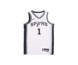 Debardeur de basket-ball pour hommes, edition de l'association NBA 2022, maillot Swingman Dri-fit n° 1 Victor Wembanyama Sanspu blanc WHITE 2XL