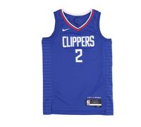 Debardeur de basket-ball pour hommes Nba Dri Fit Swingman Jersey Icon Edition 22 No 2 Khawi Leonard Loscli Rush Bleu RUSH BLUE XL