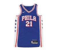 Debardeur de basket-ball pour hommes Nba Icon 23 Dri-fit Swingman Jersey No 21 Joel Embiid Phi76e Rush Blue RUSH BLUE M