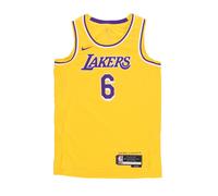 Debardeur de basket-ball pour hommes NBA Icon Edition 22 Dri-fit Swingman Jersey No 6 Lebron James Loslak AMARILLO XL