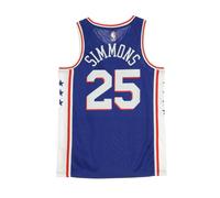 Debardeur de basket-ball pour hommes Nba Swingman Jersey Icon Edition 2020 No 25 Ben Simmons Phi76e Rush Bleu/blanc RUSH BLUE/WHITE L