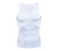 Débardeur de Compression Hommes sans Manches Gilet de Gymnastique Compression Tank Top Sports Séchage Rapide Baselayer Haut Moulant Respirant Couche de Base du Maillot de Course Musculation Top A XS