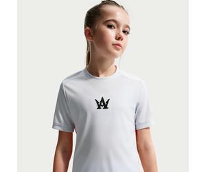 Débardeur de foot Dri-FIT Nike Academy « Alexia Putellas » pour ado (fille) Pure Platinum/Sea Coral/Noir L