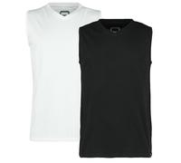 Débardeur de RED by EMP - Lot de 2 Débardeurs - S à XXL - pour Homme - noir/blanc M