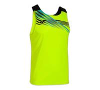 Joma Camiseta Sin Mangas Elite X Tricot, Jaune Fluo/Noir, M Homme