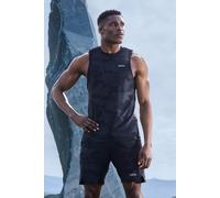 Débardeur de sport performance imprimé camouflage - MAN Active homme - noir - 2XL, noir