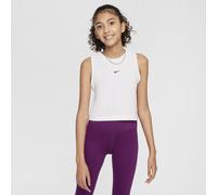 Débardeur de training Dri-FIT Nike Pro pour fille Blanc/Noir XS