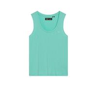 Superdry T-shirt femme encolure dégagée sans manches vert turquoise XXS