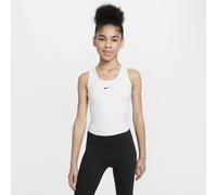 Débardeur Dri-FIT Nike One Fitted pour ado (fille) Blanc/Noir XS