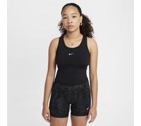 Débardeur Dri-FIT Nike One Fitted pour ado (fille) Noir/Blanc S