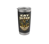 Débardeur Eat Not Sleep Night Shift Gobelet isotherme en acier inoxydable double paroi