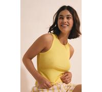 Débardeur en coton côtelé - Ayora - M - Citron - Femme - Etam