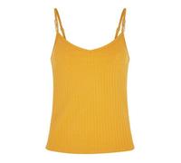 Morgan - Débardeur Femme Coton mélangé avec Bretelles et col v Moutarde - Taille M