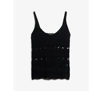 Débardeur en crochet femme Superdry Caraco Noir 2XS