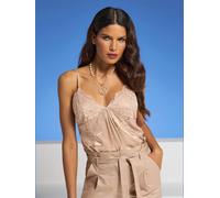 Débardeur en dentelle 47% soie - Ashley Brooke - beige BEIGE 40