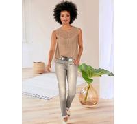 Débardeur en dentelle agréables à porter - Linea Tesini - beige BEIGE 40