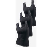 Débardeur en dentelle un basique tendance - H.I.S - noir NOIR 46/48