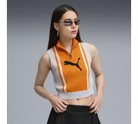 Débardeur en maille à col zippé FUTURE.PUMA.ARCHIVE Femme, Vêtements, Gris, L L