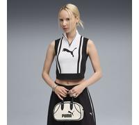 Débardeur en maille à col zippé FUTURE.PUMA.ARCHIVE Femme, Vêtements, Noir/Blanc, M M