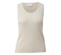 Débardeur en maille côtelée à fil pailleté femme COMMA Beige 44