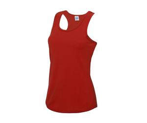 Débardeur en polyester femme Just Cool Rouge L