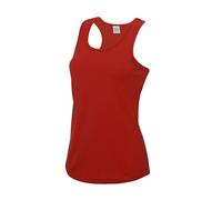 Débardeur en polyester femme Just Cool Rouge XL