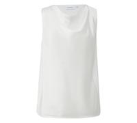 Débardeur en satin à col bénitier et plis femme COMMA Vert 44