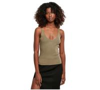 Débardeur en tricot côtelé - Urban Classics GT - Vert kaki - 3XL - Femme XXXXXL