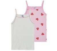 Debardeur enfant filles Petit Bateau 2 CHEMISES BRETELLES Rose 5 ans