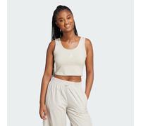 Débardeur Essentials petit logo coton Lifestyle Beige / White L