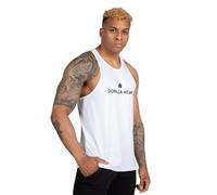 Débardeur extensible Gorilla Wear Carter Stretch Blanc 4XL