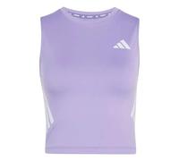 T-shirt sans manches adidas ADI365 Iconic Running Crop violet femme - S