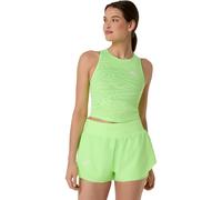 Débardeur femme Asics Match Jacquard Vert L