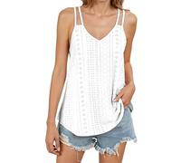 Debardeur Femme Avec Soutien Gorge Intégré Bretelle D'été Integre Sport Crop Top Lavable En Machine Vetements Mode Haut Vert Confortable Pour Le Et La Gym Débardeur Élégant Blanc