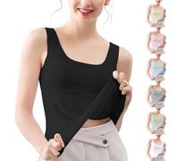 Debardeur Femme Basics Top Debardeur Caraco Lot De 3 Débardeurs Debardeur Maillots De Corps pour U Crop Top Femme Basique Côtelé Haut Femme Ete pour Athletic Gym Shirt Chic Et Élégant 2026
