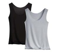 Debardeur Femme Basics Top Debardeur Caraco Lot De 3 Débardeurs Debardeur Maillots De Corps pour U Crop Top Femme Basique Côtelé Haut Femme Ete pour Athletic Gym Shirt Chic Et Élégant 2026