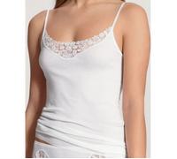 Débardeur femme - CALIDA - Sense - 100% coton - Bretelles ajustables - Broderies élégantes XL